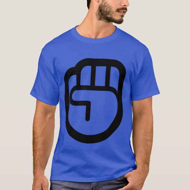 closed hand t shirt (Framsida)