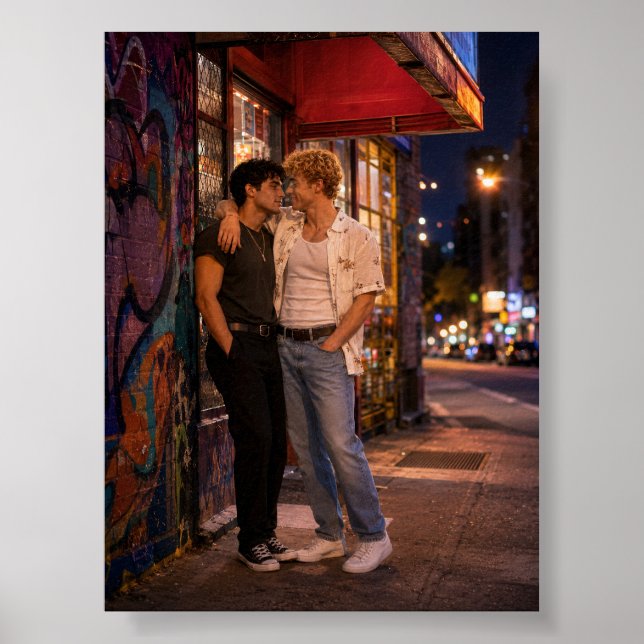 Closer Than the Music | Gay Art Project Poster (Framsidan)