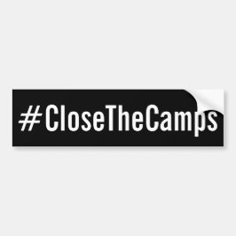 #CloseTheCamps Protest Bildekal