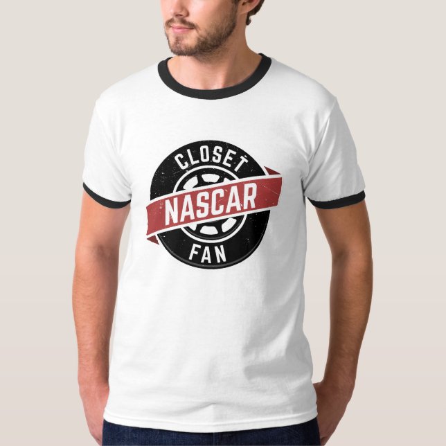 ClosetNASCARFan RingerT-tröja Tee Shirt (Framsida)