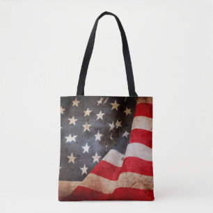 Closeup of grunge American flaggamerica, american. Tygkasse