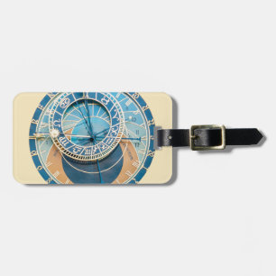 Closeup on Prag Astronomical Clock, Czech R. Bagagebricka