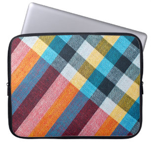 Closeup struktur of Fabric, Thai stil loincloth Laptop Fodral