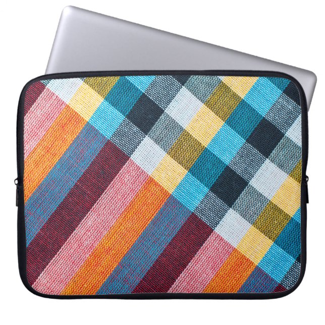 Closeup struktur of Fabric, Thai stil loincloth Laptop Fodral (Framsidan)