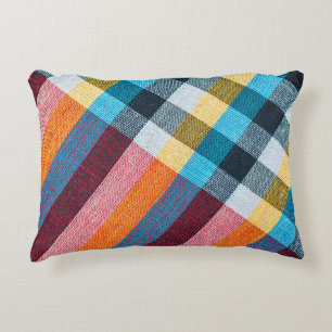 Closeup struktur of Fabric, Thai stil loincloth Prydnadskudde