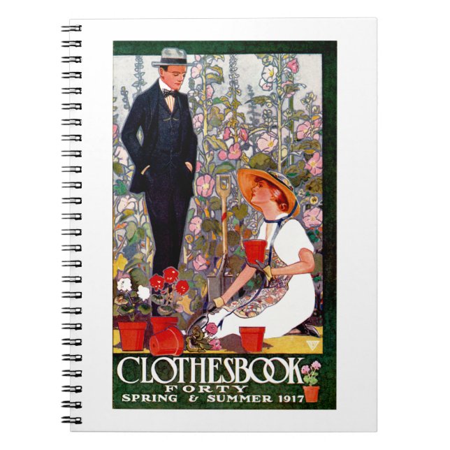 Clothebook 40: Vår och Summer 1917 Anteckningsbok (Framsidan)