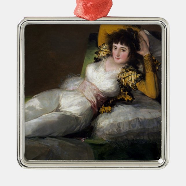 Clothed Maja (Vintage Female Beauty) Julgransprydnad Metall (Framsidan)