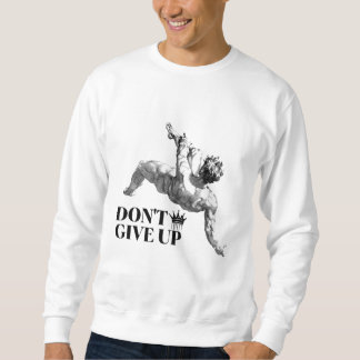 clothes “don't give up” lång ärmad tröja