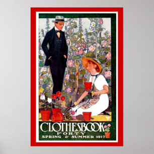 Clothesbook Forty: Vår och sommar 1917 Poster
