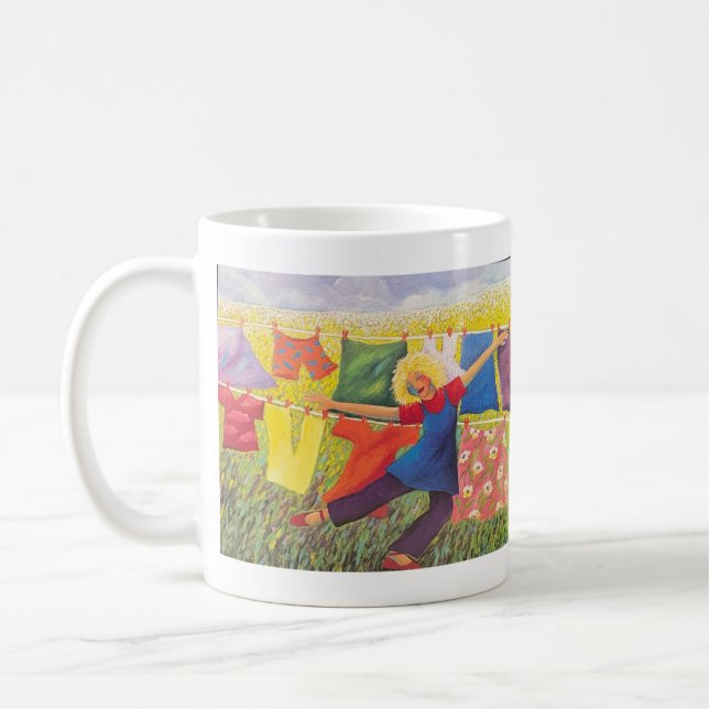 Clothesline Dance Kaffemugg (Vänster)