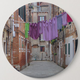 Clothesline in Venedig Italien Knapp