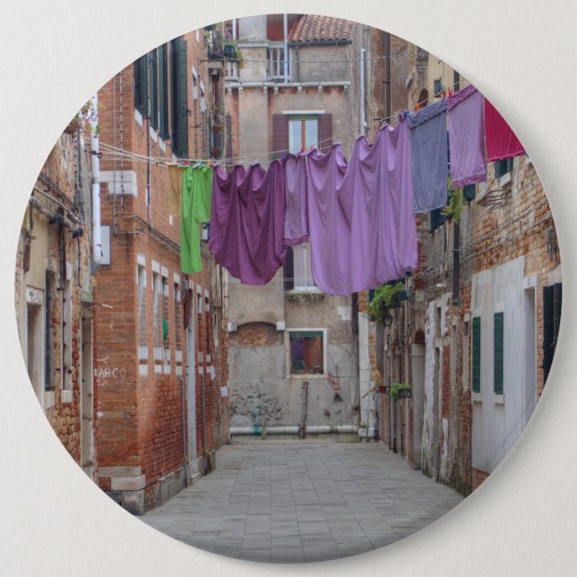 Clothesline in Venedig Italien Knapp (Framsida)