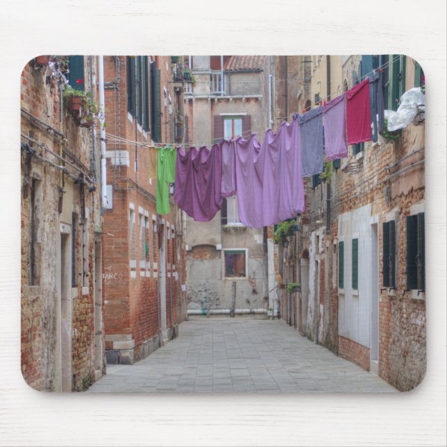 Clothesline in Venedig Italien Musmatta (Framsidan)