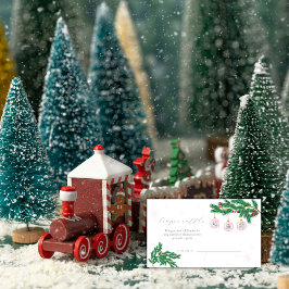 Clothesline Ornaments Diaper Raffle Baby Shower  Tilläggskort