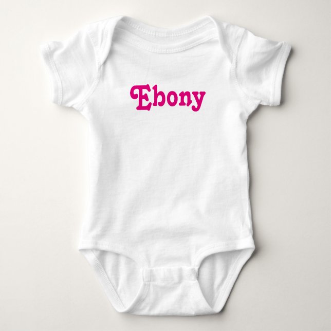 Clothing Baby Ebony T Shirt (Framsida)