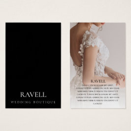 Clothing brand with photo Business Card Visitkort