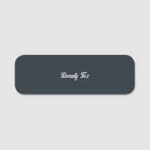Clothing Business Typography Black White Grått