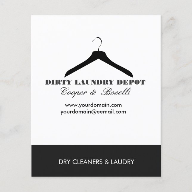 Clothing Hanger Mode Anpassningsbar Flygblad (Framsidan)