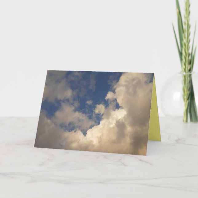 Cloud#7-mappat gratulationskort kort (Framsida)