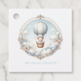 Cloud 9 Babyfirande Gåvor Etiketter
