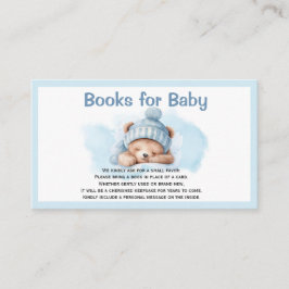 Cloud 9 Bear Baby Shower Bokar för baby Card Tilläggskort