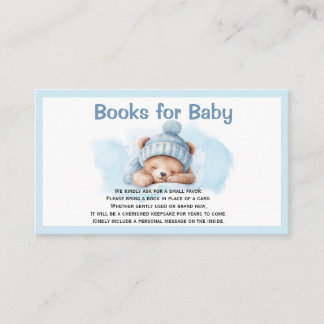 Cloud 9 Bear Baby Shower Bokar för baby Card Tilläggskort