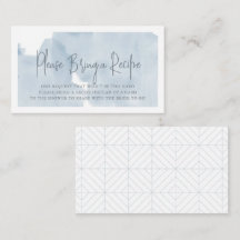 Cloud 9 Blå Himmel Bröllopsdusch Receptförfrågan