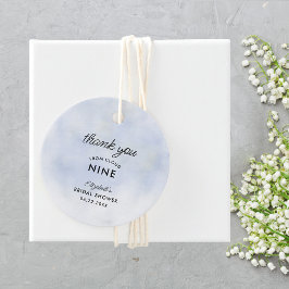 Cloud 9 Blå himmel Elegant Enkel Möhippa Gåvor Etiketter