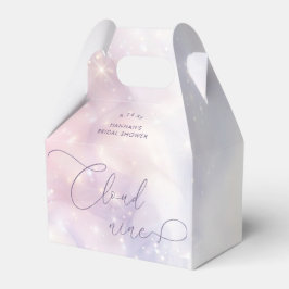 Cloud 9 Bröllopsdusch i akvarellstil Presentaskar