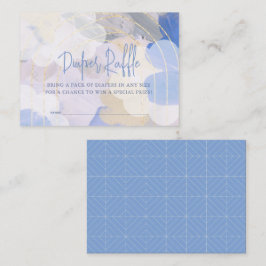 Cloud 9 Gouache Baby Shower Diaper Raffle Tilläggskort