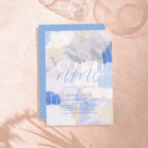 Cloud 9 Gouache Paint Push Stroke Baby Shower