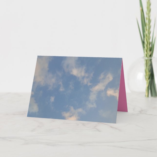 Cloud#9-mappat gratulationskort kort (Framsida)