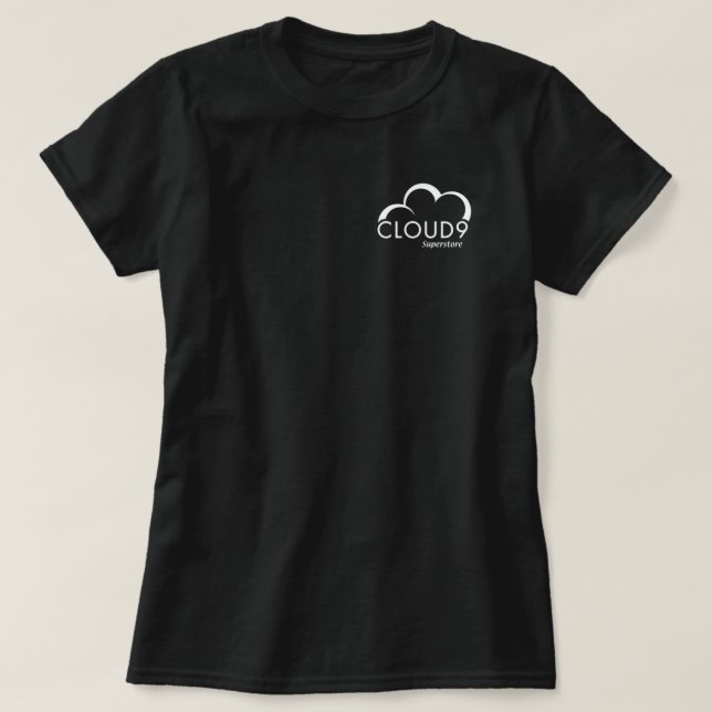 Cloud 9 Superstore T Shirt (Design framsida)