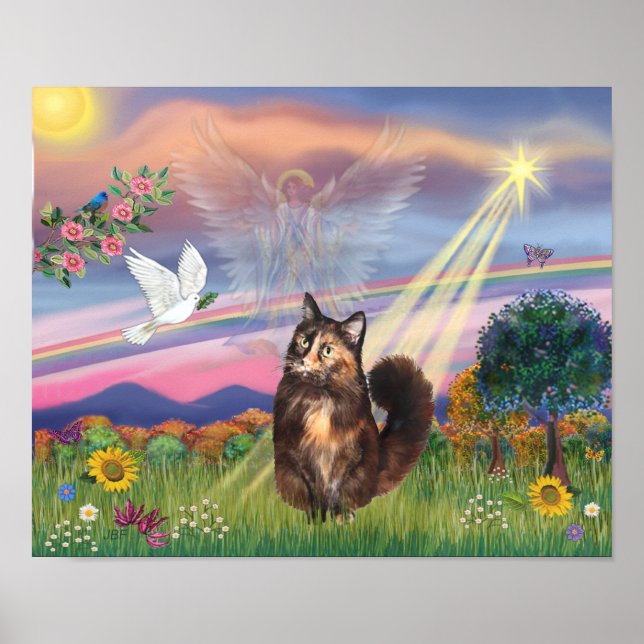Cloud Angel - Maine Coon Cat Shellby Poster (Framsidan)