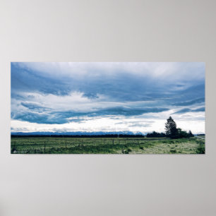Cloud Artistry South Island, New Zealand Print Poster