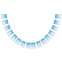 Cloud Baby Shower Bunting Flaggor