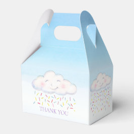 Cloud baby sprinkle Blue Vattencolor tack Presentaskar
