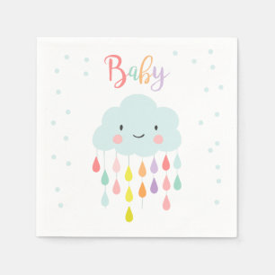 Cloud Baby sprinkle Raindrower Shower Pappersservett
