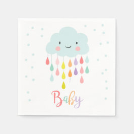 Cloud Baby sprinkle Raindrower Shower Pappersservett