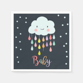 Cloud Baby sprinkle Raindrower Shower Pappersservett
