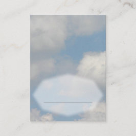 Cloud Bröllop-platskort Placeringskort
