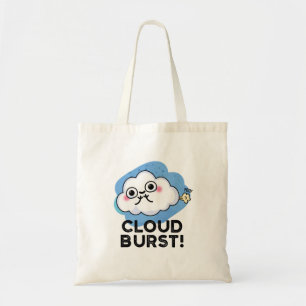 Cloud Burst Funny Cloud Fart Pun Tygkasse
