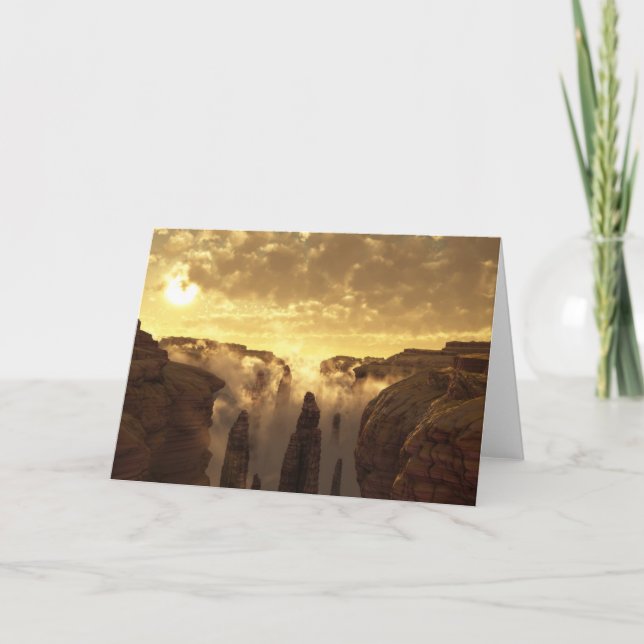 Cloud Canyon Greeting Card Kort (Framsida)