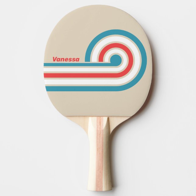 Cloud Chaser Curl-ränder med namn Pingisracket (Framsidan)