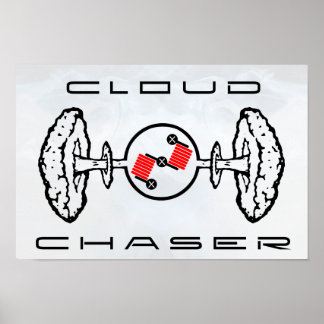 Cloud Chaser Poster White