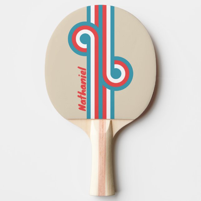 Cloud Chaser Stripe Loop med namn Pingisracket (Framsidan)