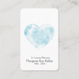 Cloud Christian Photo Prayer Card Visitkort