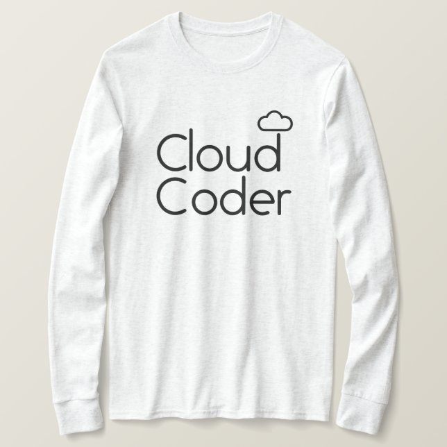 Cloud Coder T-Shirt (Design framsida)