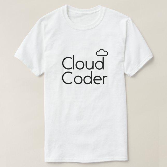 Cloud Coder T-Shirt (Design framsida)