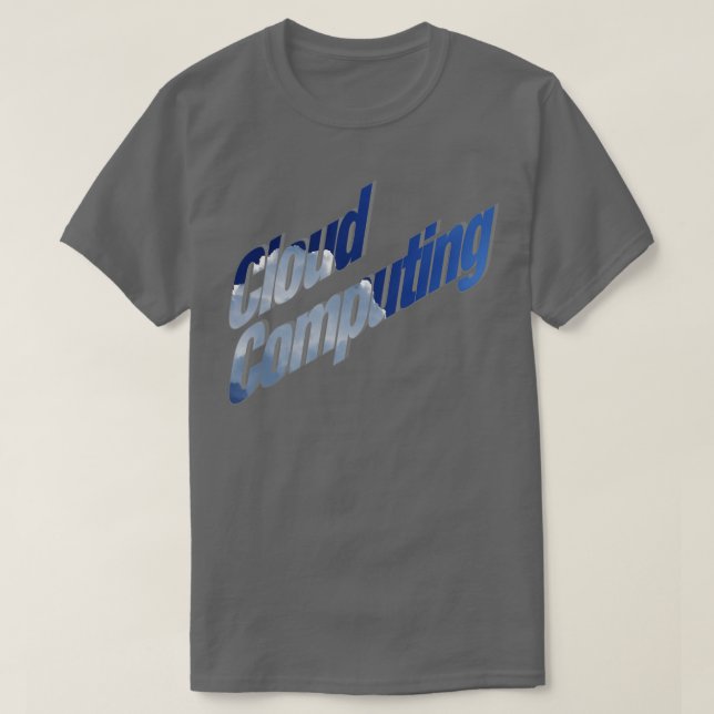 Cloud Computing T Shirt (Design framsida)